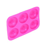 Donut Baking Pans 6 Grid Silicone Non Stick Donut Moulders for DIY Baking Lovers