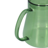 Coffee Kettle Glass Coffee Pot 600ML Coffee Drip Kettle Long Nozzle Kettle for Home KitchenGreen In Australia - Darrahopens