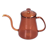 Coffee Kettle Glass Coffee Pot 600ML Coffee Drip Kettle Long Nozzle Kettle for Home KitchenCoffee In Australia - Darrahopens