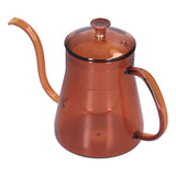 Coffee Kettle Glass Coffee Pot 600ML Coffee Drip Kettle Long Nozzle Kettle for Home KitchenCoffee In Australia - Darrahopens