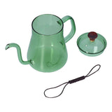Long Spout Kettle Large Capacity Heat Resistant Easy to Clean Long Mouth Coffee PotGreen In Australia - Darrahopens
