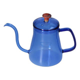 Long Spout Kettle Large Capacity Heat Resistant Easy to Clean Long Mouth Coffee PotBlue In Australia - Darrahopens