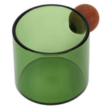Glass Coffee Cup Clear Heatproof Glass Coffee Mug with Wooden Ball Handle for Office Bar PartyGreen In Australia - Darrahopens