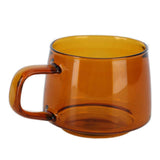 Transparent Coffee Cup 250ML Borosilicate Cup Glass Tea Water Milk Mug with HandleSuccinite In Australia - Darrahopens