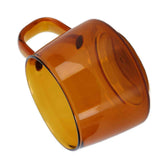 Transparent Coffee Cup 250ML Borosilicate Cup Glass Tea Water Milk Mug with HandleSuccinite In Australia - Darrahopens