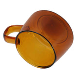 Transparent Coffee Cup 250ML Borosilicate Cup Glass Tea Water Milk Mug with HandleSuccinite In Australia - Darrahopens
