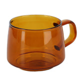 Transparent Coffee Cup 250ML Borosilicate Cup Glass Tea Water Milk Mug with HandleSuccinite