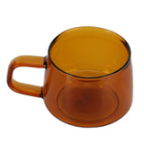 Transparent Coffee Cup 250ML Borosilicate Cup Glass Tea Water Milk Mug with HandleSuccinite