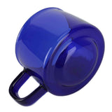Transparent Coffee Cup 250ML Borosilicate Cup Glass Tea Water Milk Mug with HandleBlue In Australia - Darrahopens