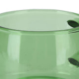 Transparent Coffee Cup 250ML Borosilicate Cup Glass Tea Water Milk Mug with HandleGreen