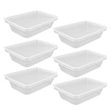10PCS Disposable Lunch Box Microwavable Disposable Transparent Rectangular Food Container with Lid 650ML In Australia - Darrahopens
