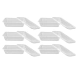 10PCS Disposable Lunch Box Microwavable Disposable Transparent Rectangular Food Container with Lid 650ML In Australia - Darrahopens