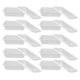 10PCS Disposable Lunch Box Microwavable Disposable Transparent Rectangular Food Container with Lid 650ML In Australia - Darrahopens