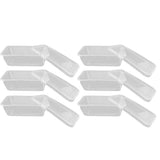 10PCS Disposable Lunch Box Microwavable Disposable Transparent Rectangular Food Container with Lid 750ML In Australia - Darrahopens