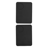 2 Pcs Coffee Tamper Mat Anti Slip Silicone Coffee Powder Tamping Pad for Home Kitchen Bar