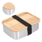 Bento Lunch Box 304 Stainless Steel Secure Bento Boxes with Lids for Students WorkersS