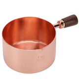 Sauce Pan Wooden Handle Rose Gold Stainless Steel Sauce Pot for Cooking Kitchen Ware1cup In Australia - Darrahopens