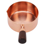 Sauce Pan Wooden Handle Rose Gold Stainless Steel Sauce Pot for Cooking Kitchen Ware1/2cup In Australia - Darrahopens