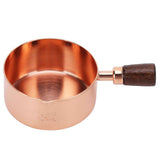 Sauce Pan Wooden Handle Rose Gold Stainless Steel Sauce Pot for Cooking Kitchen Ware1/2cup In Australia - Darrahopens