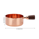 Sauce Pan Wooden Handle Rose Gold Stainless Steel Sauce Pot for Cooking Kitchen Ware1/2cup