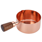 Sauce Pan Wooden Handle Rose Gold Stainless Steel Sauce Pot for Cooking Kitchen Ware1/3cup In Australia - Darrahopens