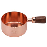 Sauce Pan Wooden Handle Rose Gold Stainless Steel Sauce Pot for Cooking Kitchen Ware1/3cup In Australia - Darrahopens