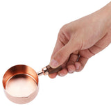 Sauce Pan Wooden Handle Rose Gold Stainless Steel Sauce Pot for Cooking Kitchen Ware1/3cup