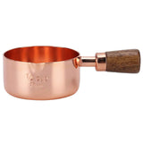 Sauce Pan Wooden Handle Rose Gold Stainless Steel Sauce Pot for Cooking Kitchen Ware1/4cup In Australia - Darrahopens
