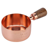 Sauce Pan Wooden Handle Rose Gold Stainless Steel Sauce Pot for Cooking Kitchen Ware1/4cup In Australia - Darrahopens