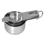 7Pcs/Set Stainless Steel Measuring Cup Measuring Spoon with Scale Baking Tool for Home Kitchen
