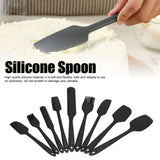 9Pcs Mini Spatula Set Flexible Hand Held Jam Cake Cream Cooking Brush for Kitchen Restaurants