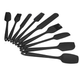 9Pcs Mini Spatula Set Flexible Hand Held Jam Cake Cream Cooking Brush for Kitchen Restaurants