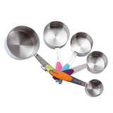 10Pcs/Set Stainless Steel Spoon Kitchen Baking Tools with Silicone Handle Removable Buckle In Australia - Darrahopens