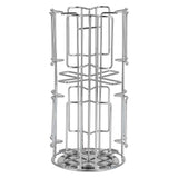 Household Coffee Capsule Holder Rotatable Storage Rack Shelf for 64Pcs Capsule Kitchen