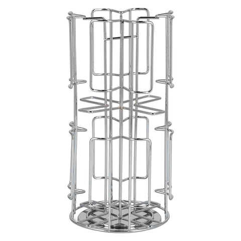 Household Coffee Capsule Holder Rotatable Storage Rack Shelf for 64Pcs Capsule Kitchen
