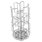 Household Coffee Capsule Holder Rotatable Storage Rack Shelf for 64Pcs Capsule Kitchen