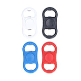4Pcs Portable Manual Double Head Beer Bottle Opener Hand Decompression Toy Black White Blue Red