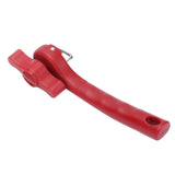 Manual Can Opener Stainless Steel Single Handle Side Open Safety Can Opener for Home CampingRed