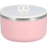 Stainless Steel Noodle Bowl Set Food Storage Container Portable Soup Snack Bowl with Lid(Pink Tableware ) In Australia - Darrahopens
