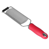 Stainless Steel Cheese Grater Multifucntional Lemon Chocolate Zester with Non Slip HandleFine Teeth