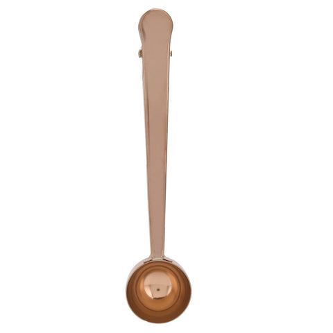 Stainless Steel Coffee Clip Spoon Multifunctional Milk Powder Measuring Spoon for HomeRose Gold In Australia - Darrahopens