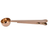 Stainless Steel Coffee Clip Spoon Multifunctional Milk Powder Measuring Spoon for HomeRose Gold In Australia - Darrahopens