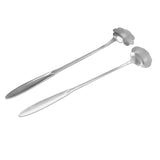 4PCS Mixing Spoon Flower Heart Shaped Coffee Spoon Stainless Steel Desert Scoop Ice Tea SpoonSilver