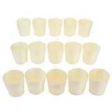 15Pcs Disposable Tasting Cup Wooden Decorated Lightweight Dessert Cup for Home Bars Restaurants In Australia - Darrahopens