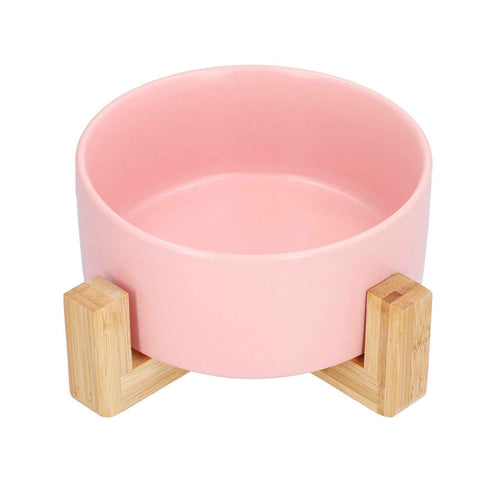 Fruit Salad Dessert Bowl Ceramic Bowl with Frame Big and Round Easy to Clean and Safe for FamilyPink In Australia - Darrahopens