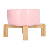 Fruit Salad Dessert Bowl Ceramic Bowl with Frame Big and Round Easy to Clean and Safe for FamilyPink In Australia - Darrahopens