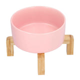 Fruit Salad Dessert Bowl Ceramic Bowl with Frame Big and Round Easy to Clean and Safe for FamilyPink In Australia - Darrahopens