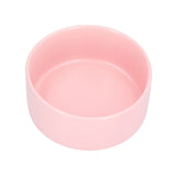Fruit Salad Dessert Bowl Ceramic Bowl with Frame Big and Round Easy to Clean and Safe for FamilyPink