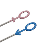 Innovative Heart Shaped Couple Spoon 304 Stainless Steel Spoon for Kitchen Home RestaurantBlue Pink Silver