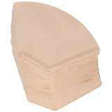 100Pcs/Bag Fan Shaped Coffee Filter Paper Wood Pulp Filter Paper Coffee Making Accessory